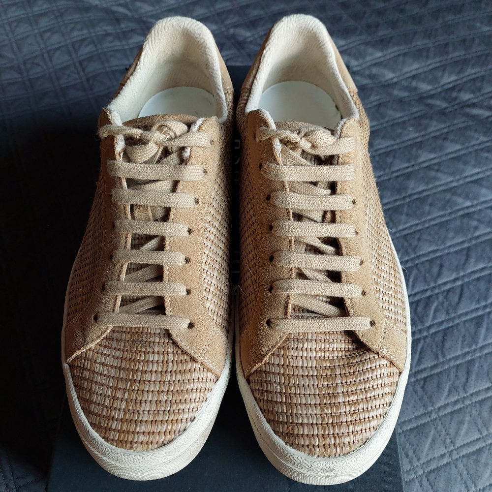 Zara Man Brand New Never Worn Tan Sneakers Size 9.